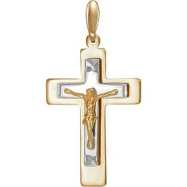 Крест христианский АПШ0-0089 золото