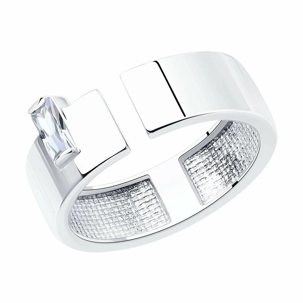 Кольцо 94013273 серебро