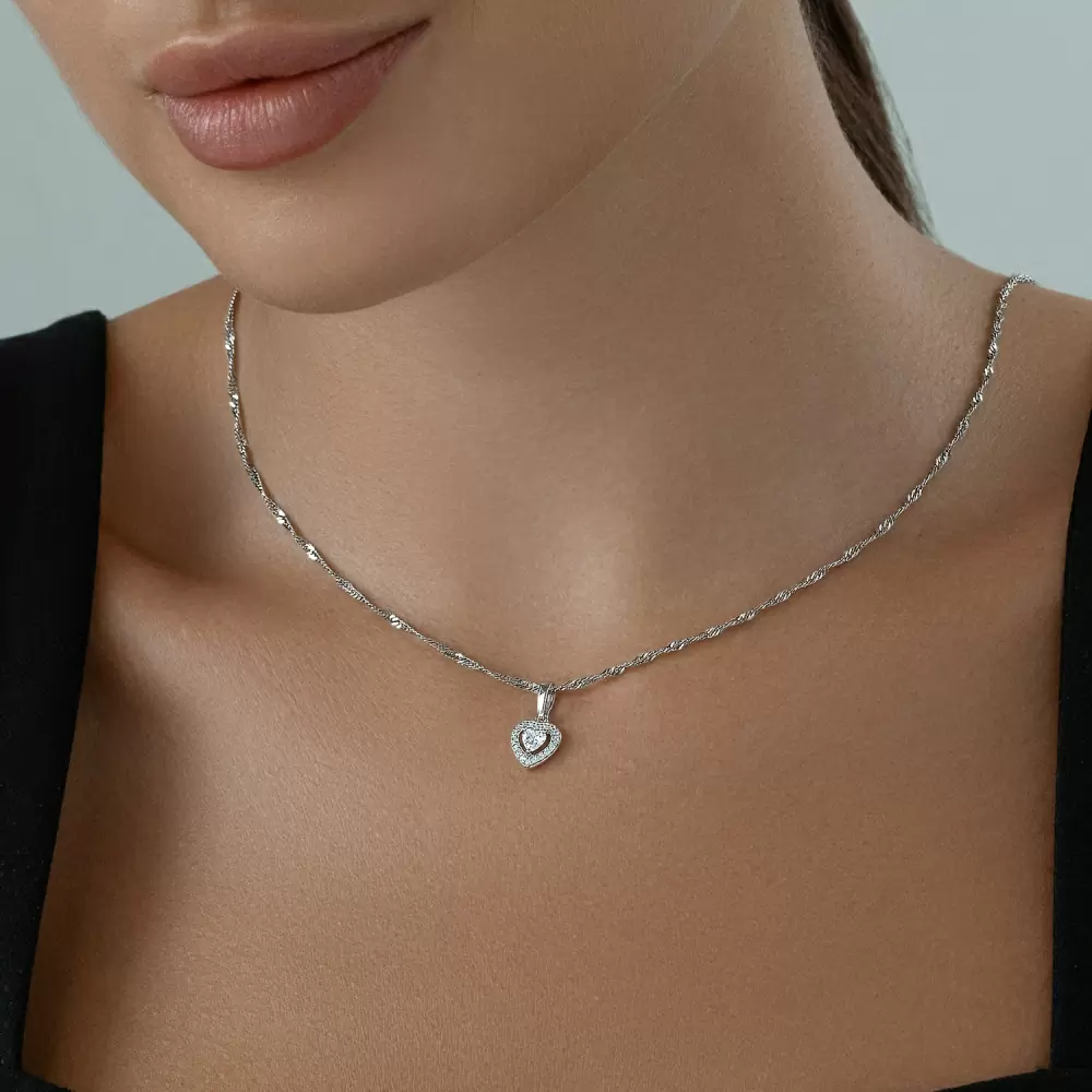 Подвеска 94032826 серебро Сердце
