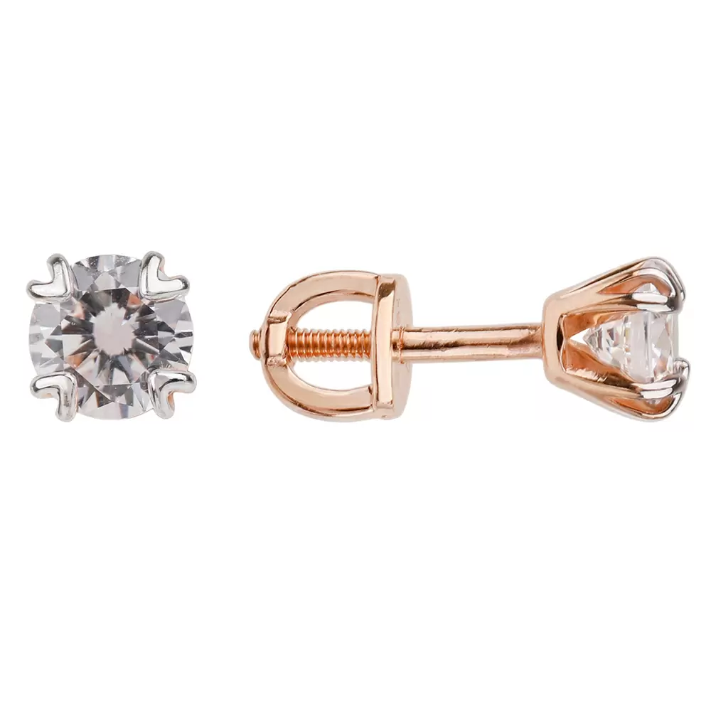 Серьги пусеты С13218780 золото