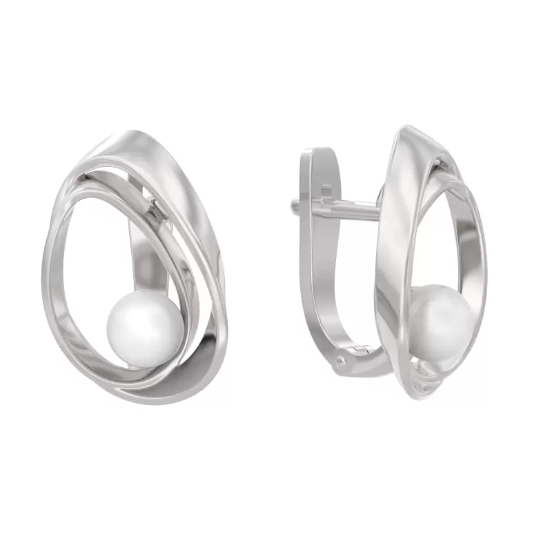 Серьги 1057932-01250-2S серебро