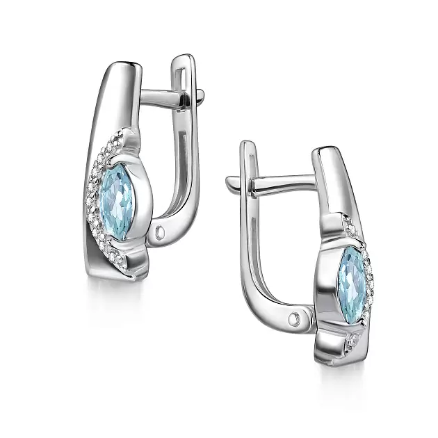 Серьги 02-4725.00ТБ-00 серебро
