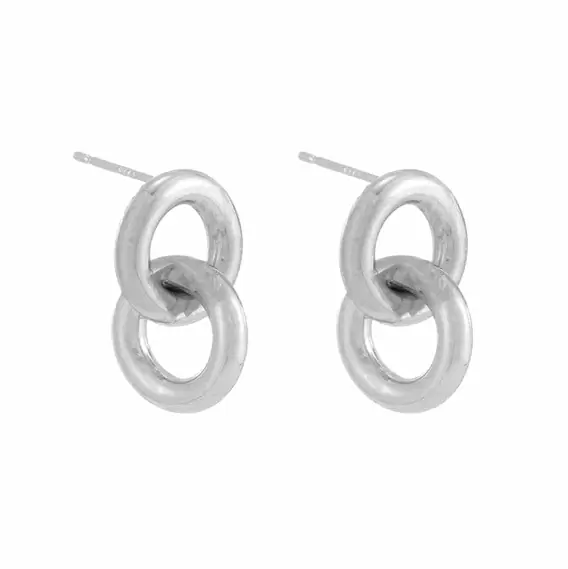 Серьги 3С2401028 ювелирный сплав Колечки_0