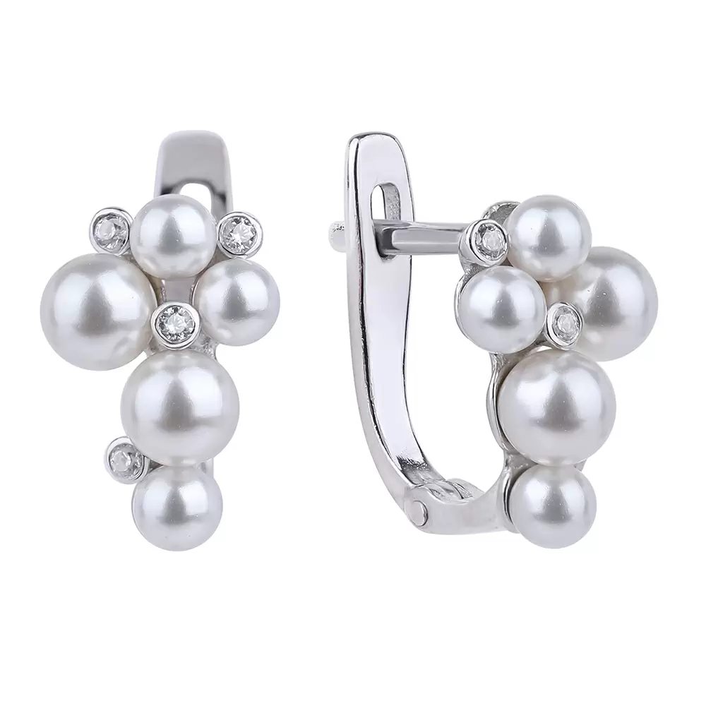 Серьги 1044712-01250-2S серебро