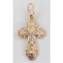 Крест христианский 20-0204 золото Полновесный