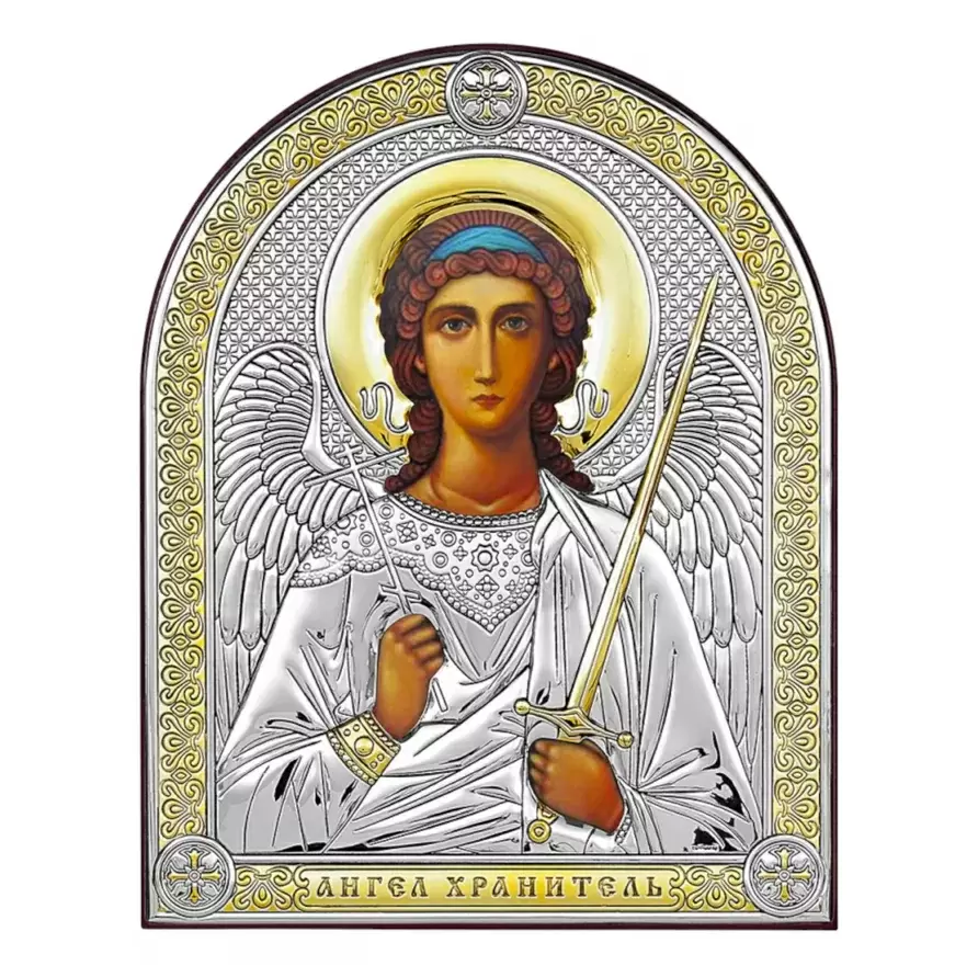 Икона 6407.2OT ювелирный сплав Ангел Хранитель