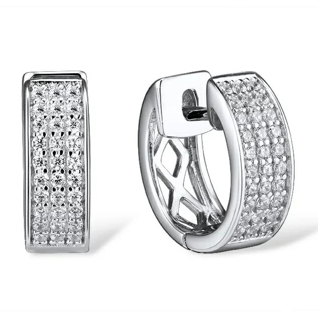 Серьги СРС4385Ф серебро Колечки