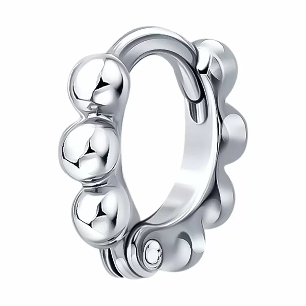 Серьги серьга одиночная 94170491 серебро