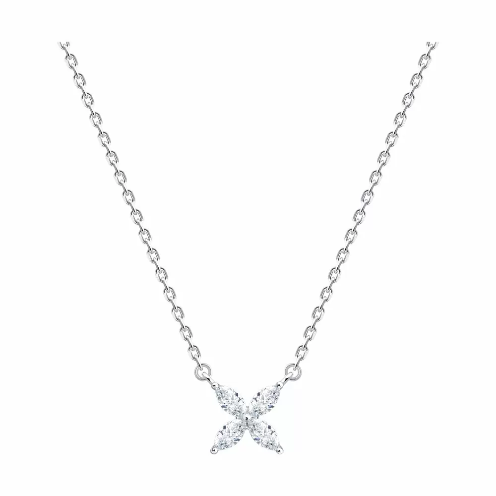 Колье 94070976-91 серебро