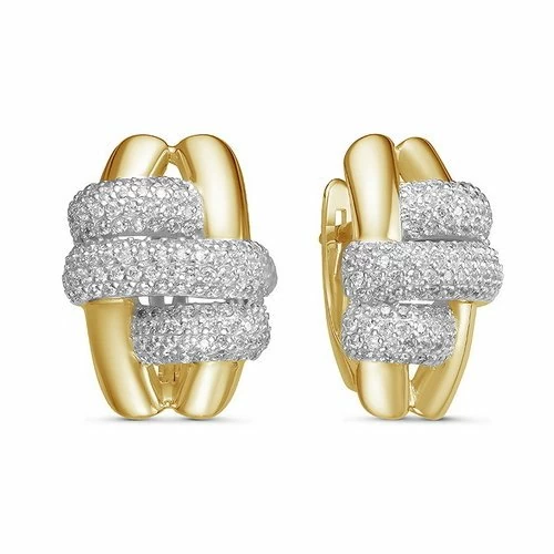 Серьги с127411пзл серебро