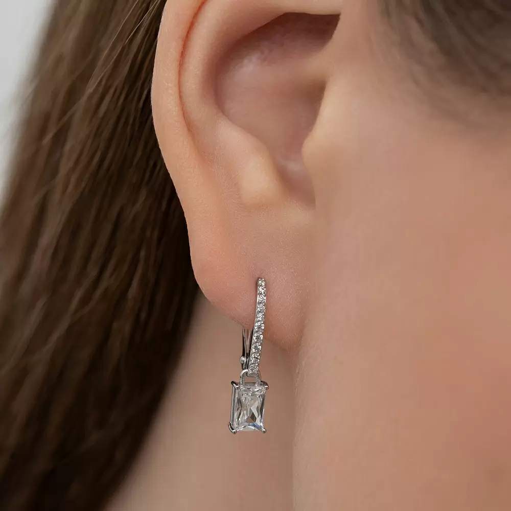 Серьги подвесные СргЛ87.бцФ.бз585 золото_1