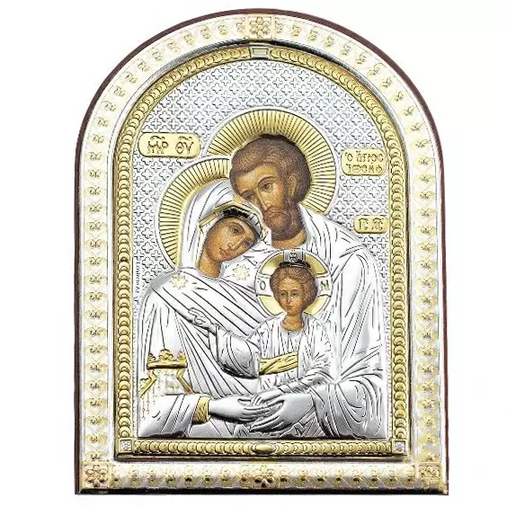 Икона 85140.2 ювелирный сплав Святое Семейство