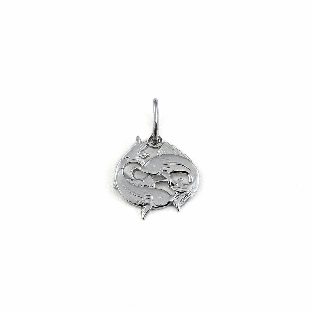 Подвеска знак зодиака 3240н серебро Рыбы