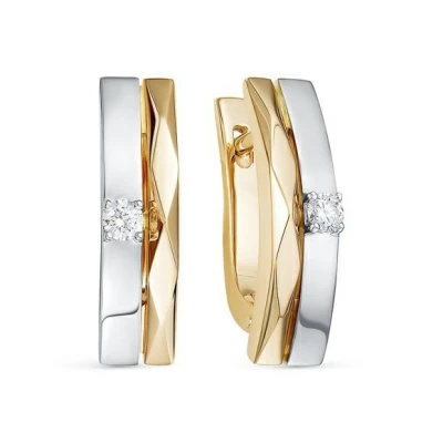 Серьги 2-614-10 золото