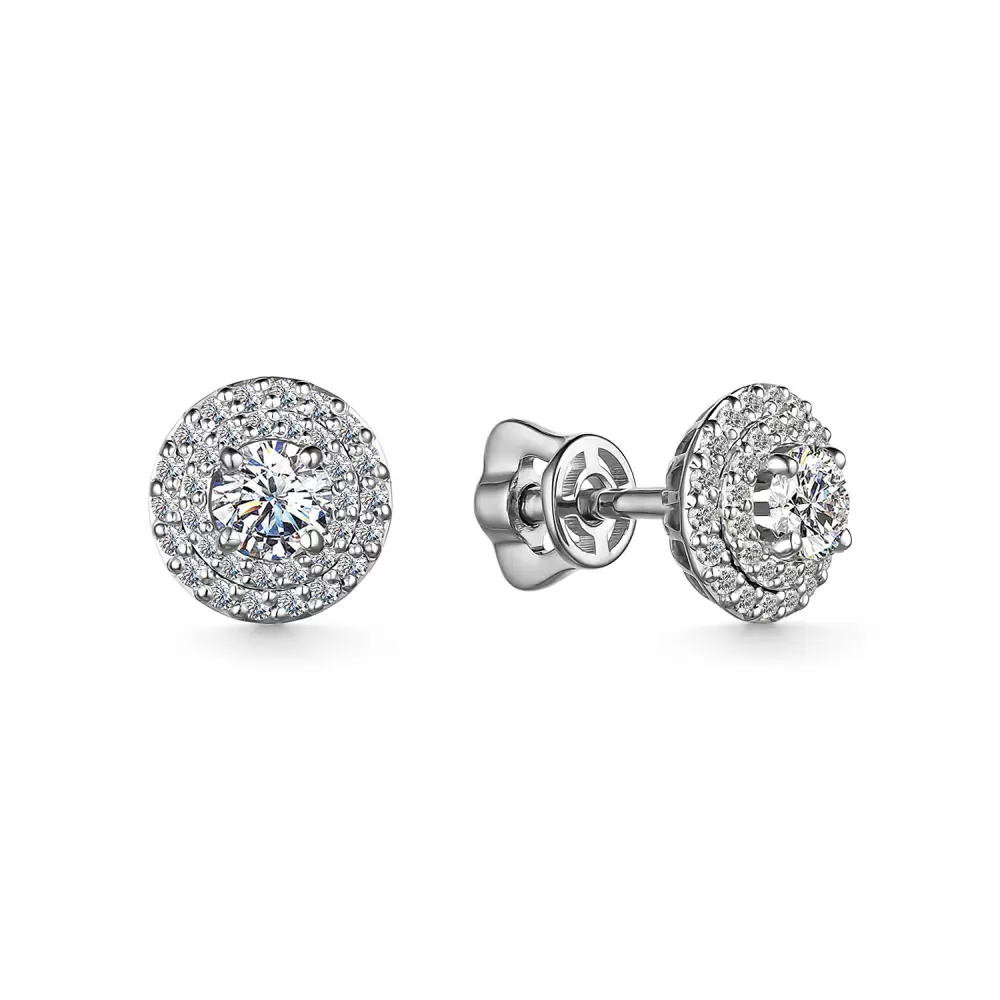 Серьги пусеты 25372-200 золото