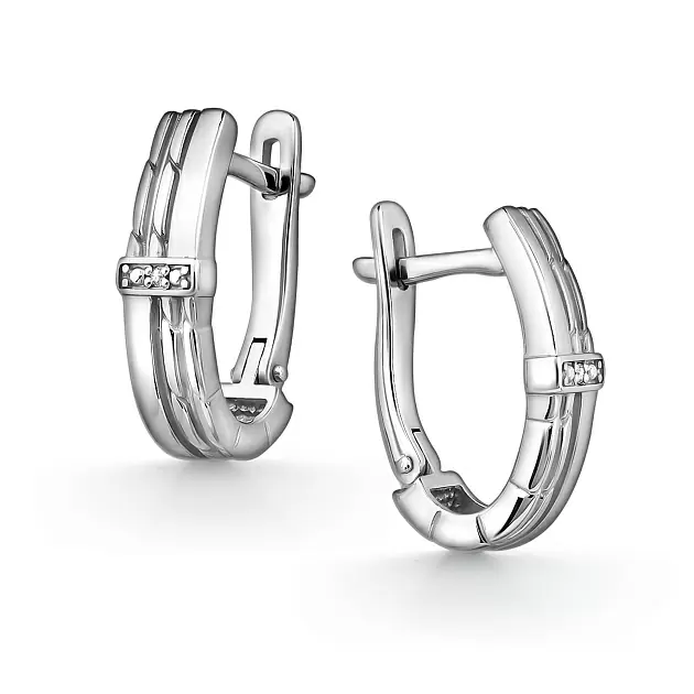 Серьги 02-5112.000Б-00 серебро_0
