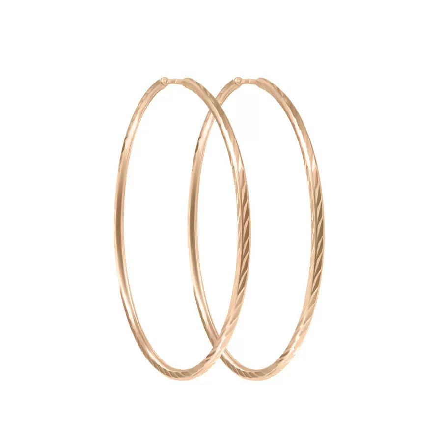Серьги конго 52090 серебро