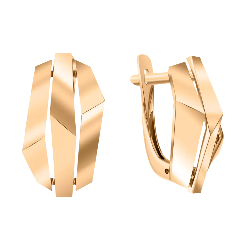 Серьги 108-209845 золото