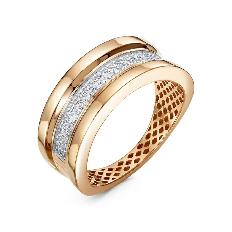 Кольцо дорожка дф1102119р золото Дорожка