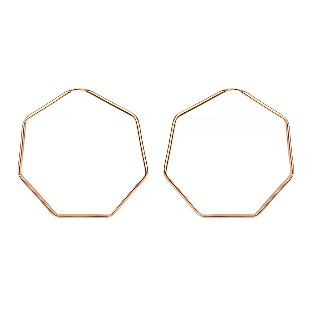Серьги конго Сшт-101-50 золото