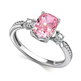 Кольцо один камень 01-4762.0БТ5-00 серебро_0