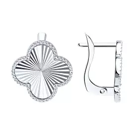 Серьги 0200602-3 золото Ван Клиф_0