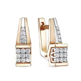 Серьги 5-4397-103-2К золото