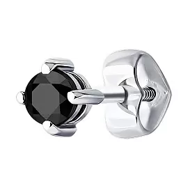 Серьги пусета одиночная 52-127-01877-2 золото_0