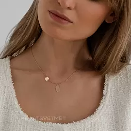 Колье НХ12-2067 d0.30 золото Матрешки_1