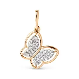 Подвеска 106658-1102 золото Бабочка_0