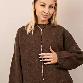 Колье галстук 701694310-1 ювелирный сплав_2