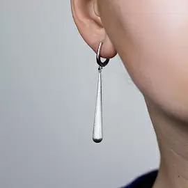 Серьги подвесные 806632SE-0684-4 серебро_1