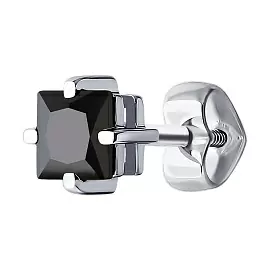 Серьги пусета одиночная 52-127-01878-2 золото_0