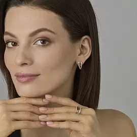 Серьги 26339-300 золото Дорожка_1