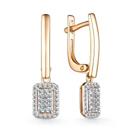 Серьги подвесные 25252-100 золото_0