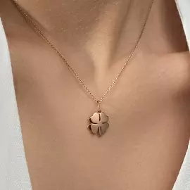 Подвеска П10019559 золото Клевер_1