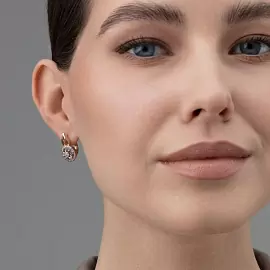 Серьги 26204-100 золото_2