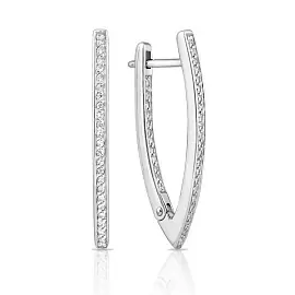 Серьги дорожка 49856 серебро Дорожка_0