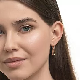 Серьги Т10062Е176 золото_1