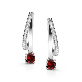 Серьги подвесные 02-4294.00ГР-00 серебро_0