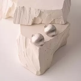 Серьги E1267-W серебро Шар_3