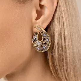 Серьги 23-083 серебро_1