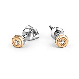 Серьги пусеты 02-1581.000Б-00 серебро_0