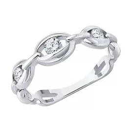 Кольцо 94014671 серебро Мессика_0