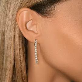 Серьги подвесные 02-3433.00КЦ-00 серебро Дорожка_2