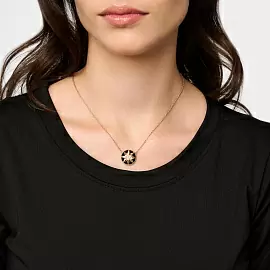 Колье 5002153-1 золото Диор_2