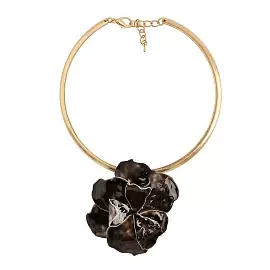 Колье 504227490-1 ювелирный сплав Цветок_0
