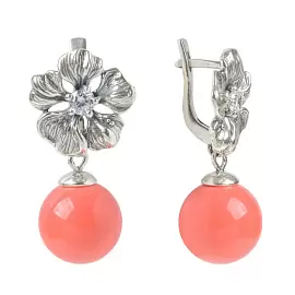 Серьги подвесные 1531с серебро Деметра_0