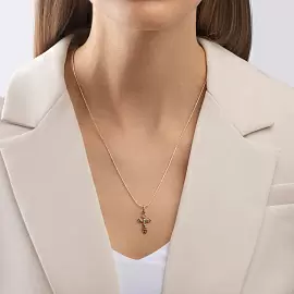 Крест христианский 120119 золото Полновесный_1