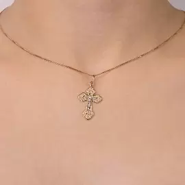 Крест христианский 03-0367 золото_1